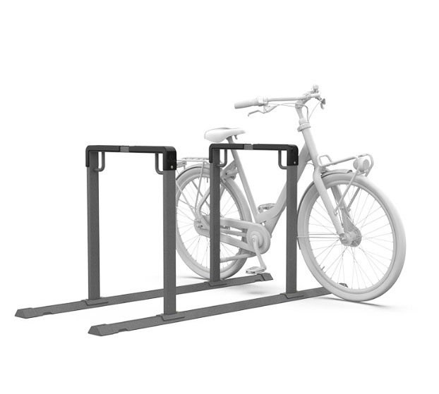 velopa fietsparkeren fietsleunhekken kontur leunhek staal traverse neu E. Feldmann AG